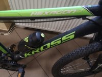 Ujawniony przez policjantów rower marki Kross pochodzący z kradzieży.